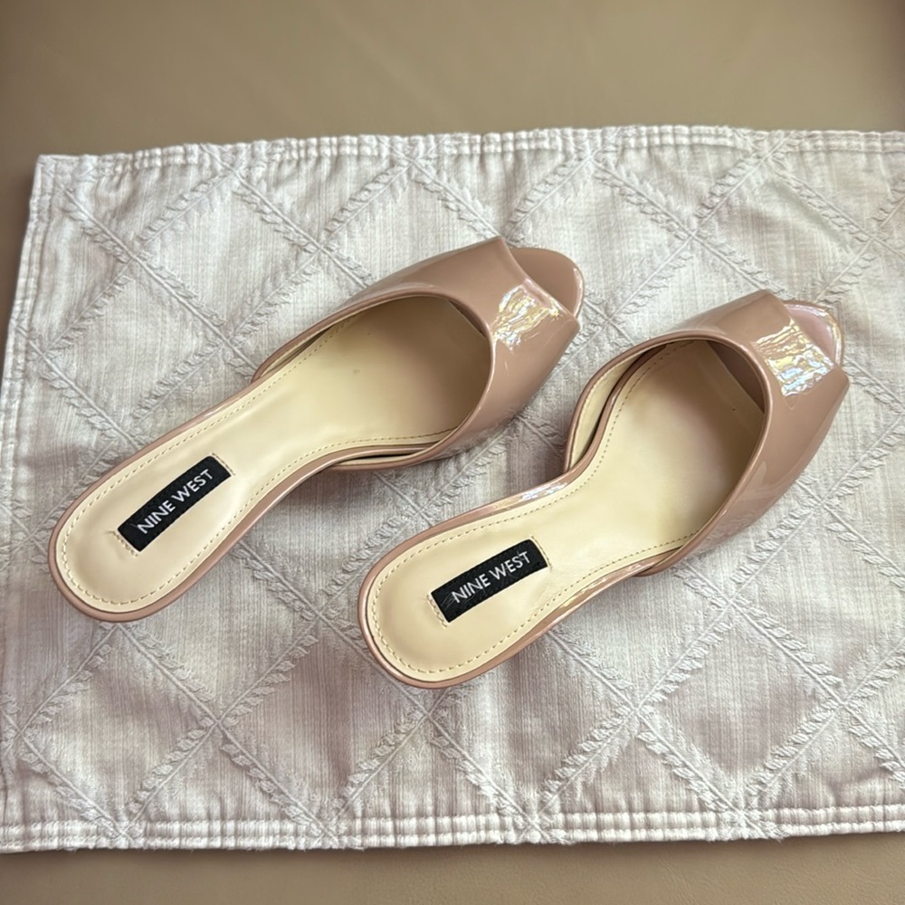 Kitten heels, worn twice